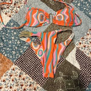 Colorful Swirl Bikini Set